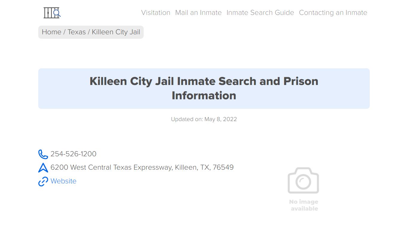 Killeen City Jail Inmate Search, Visitation, Phone no ...